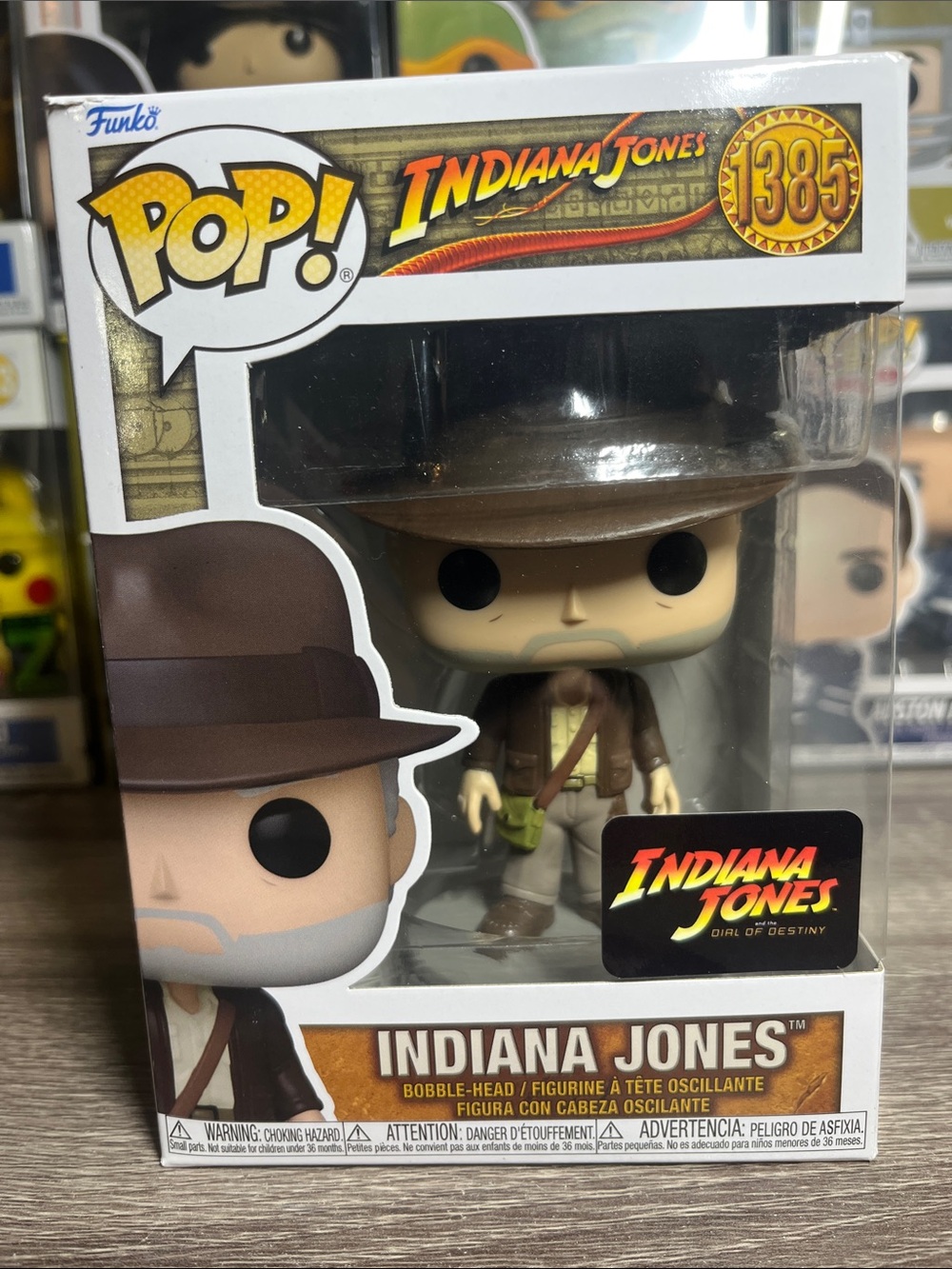 Funko Pop! Indiana Jones Figure - Brown, Tan, Green